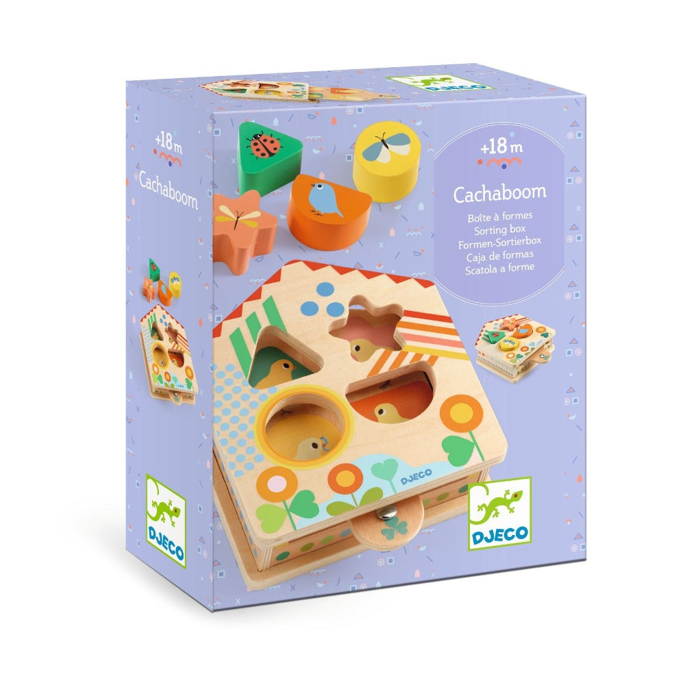 DJECO vormenstoof puzzel cachaboom 18 m+ 3070900063679
