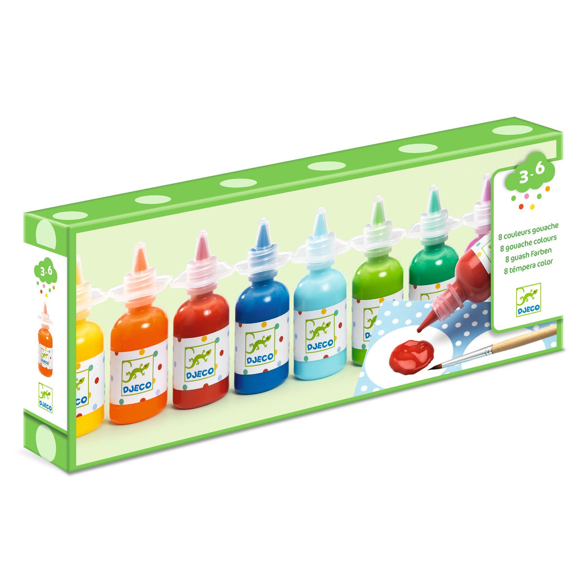 DJECO waterverfpotjes  8 x 30 ml 3 jr+ kopen