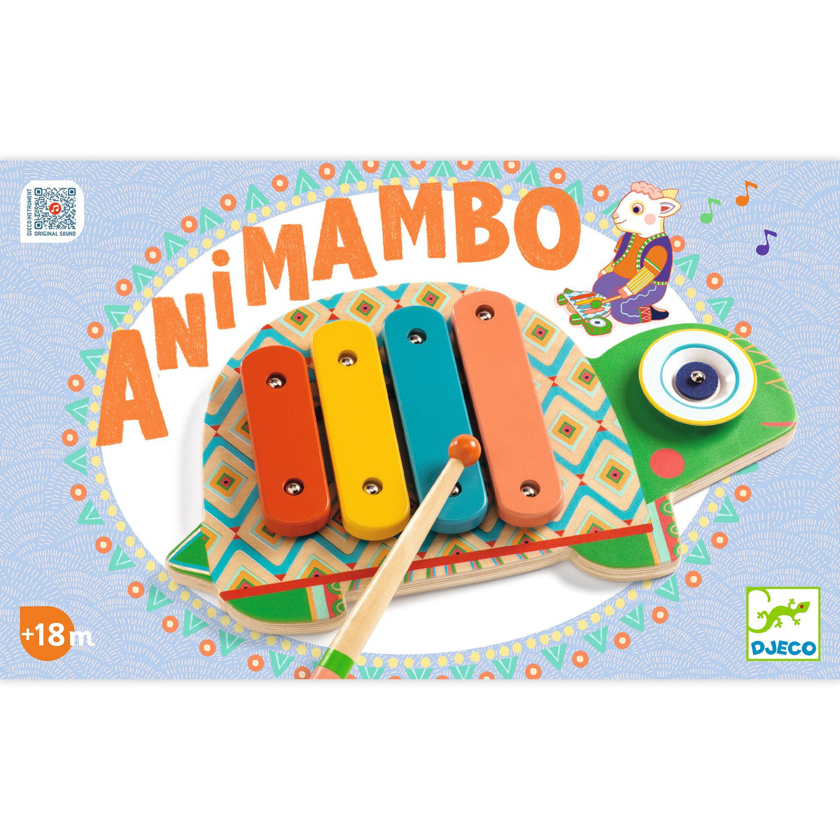 DJECO xylofoon schildpad animambo 18 mnd+ DJ06034 3070900060340 b