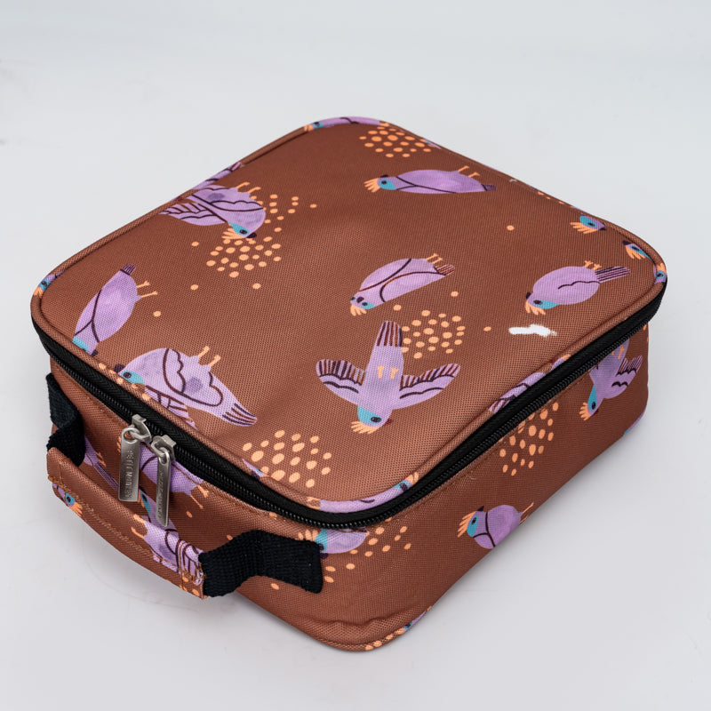 Petit Monkey thermo lunchtas birds of paradise S TLB4-R