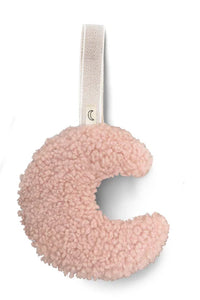 Dappermaentje speendoekje maan teddy baby pink