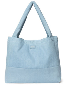 Studio Noos solid mom bag denim