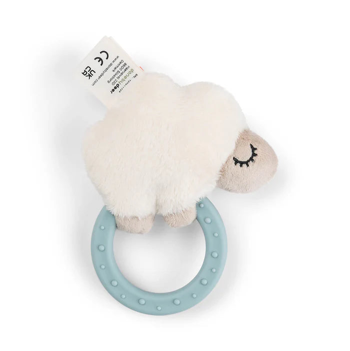 Done by Deer rammelaar met bijtring sheepy blue 0 m+ 4353802