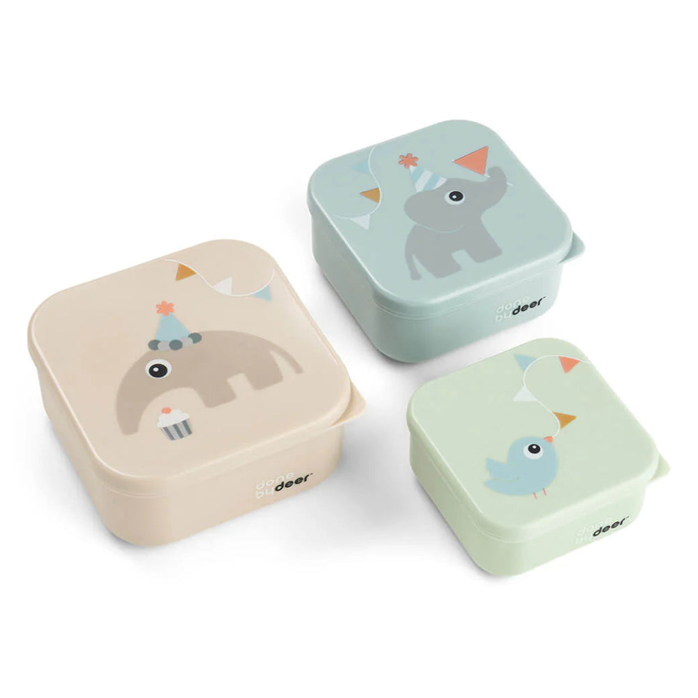 Done by Deer snackbox set celebration colour