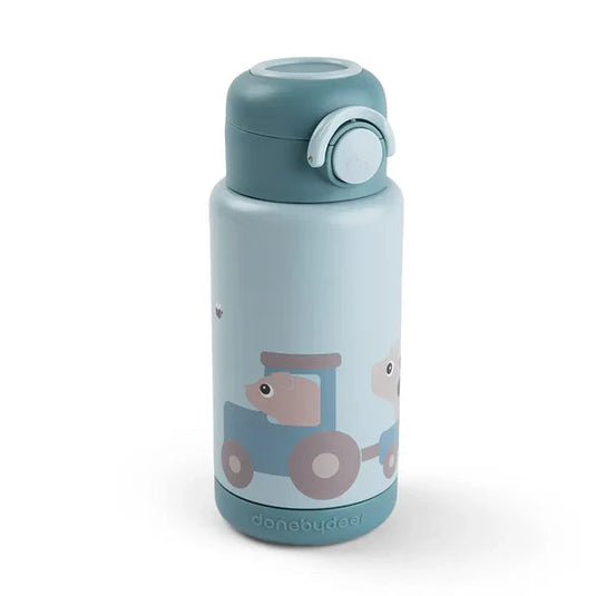 Done by Deer thermosfles tiny farm blue 340 ml 5712643059639 a