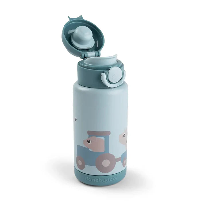 Done by Deer thermosfles tiny farm blue 340 ml kopen