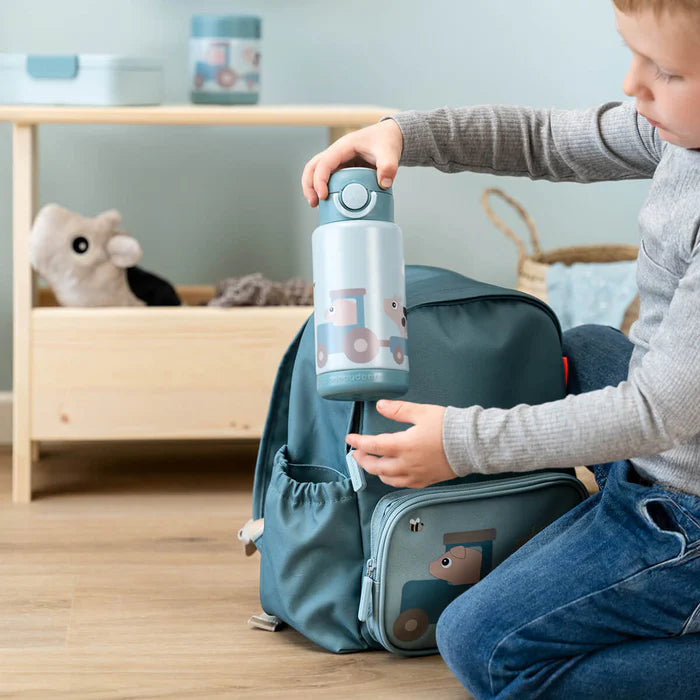 Done by Deer thermosfles tiny farm blue 340 ml 5712643059639 e