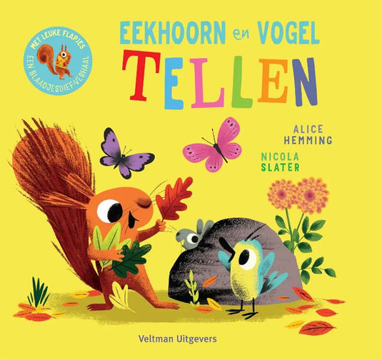 Eekhoorn en vogel Tellen 1 jr+