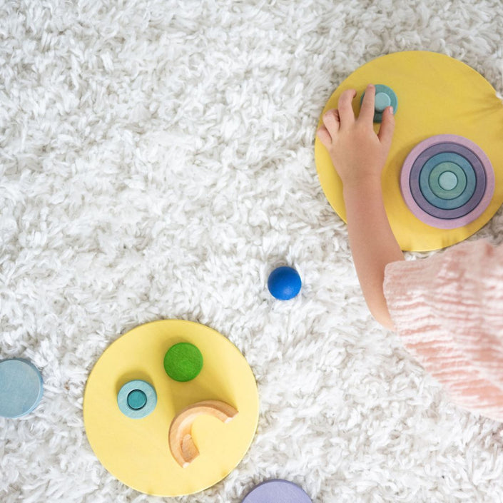 GRIMMS cirkels en ringen pastel 5 jr+10687f