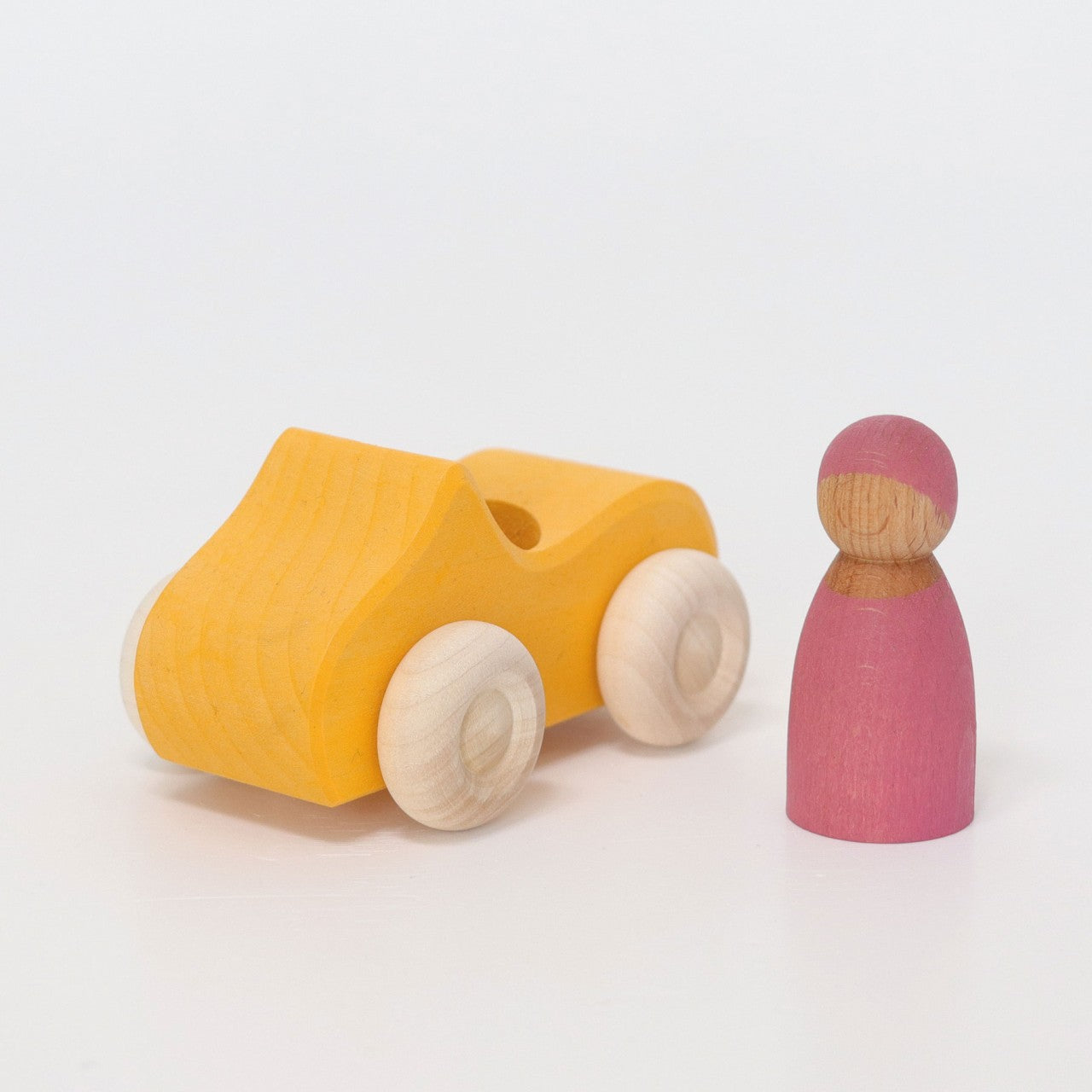 GRIMMS auto geel  + regenboogvriend  09306 b