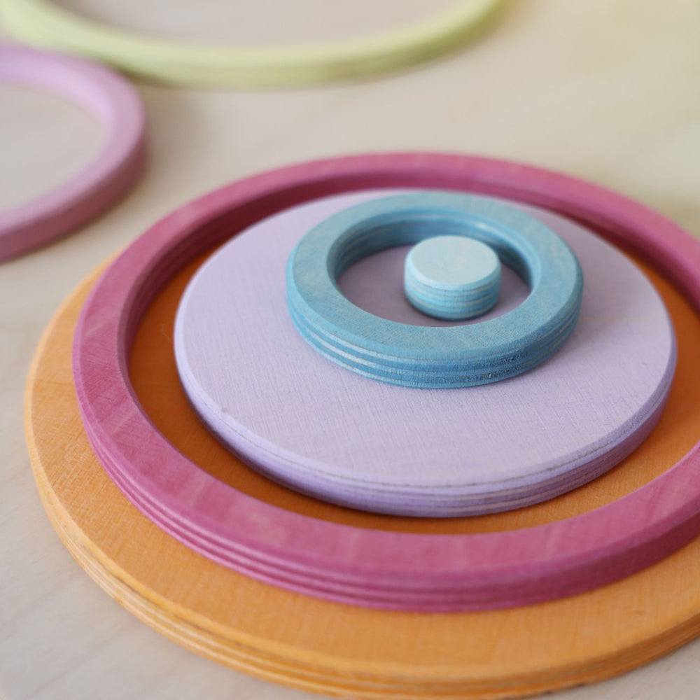 GRIMMS cirkels en ringen pastel 5 jr+10687d