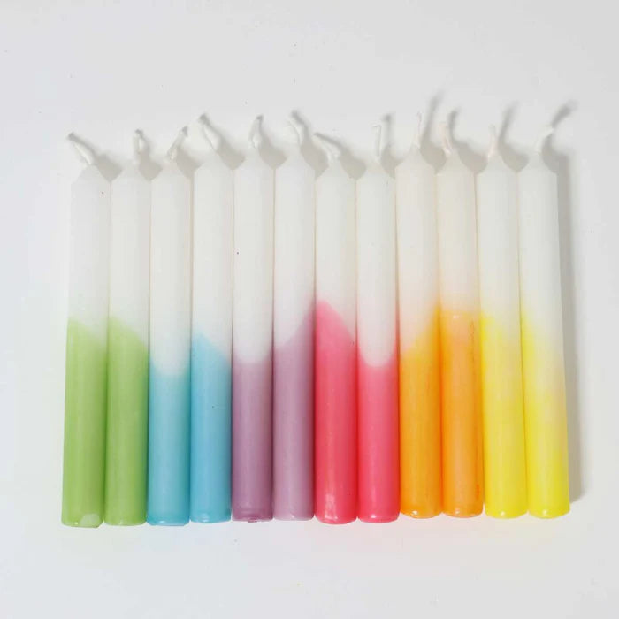 GRIMMS jaarring kaarsen regenboog 12 stks 4048565053006 c