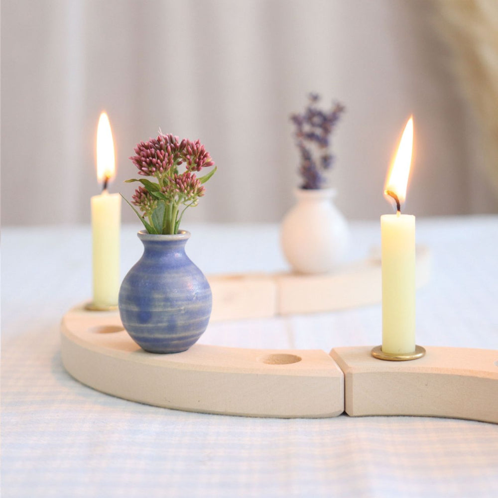 GRIMMS jaarring vaasje blauw04760b