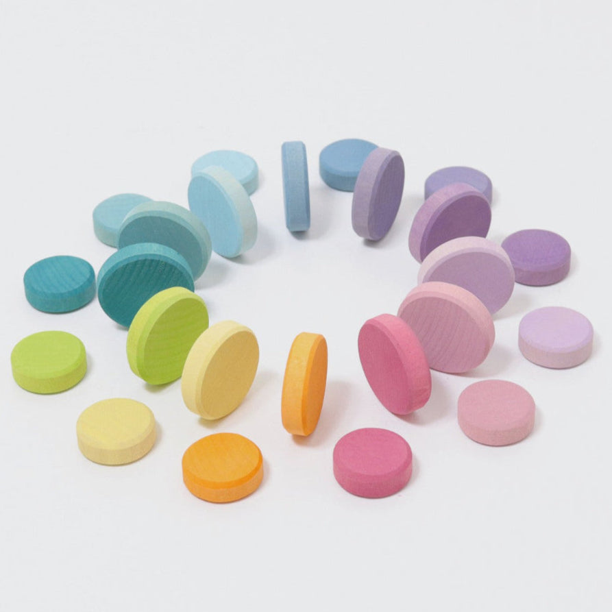 GRIMMS munten regenboog pastel 3 jr+