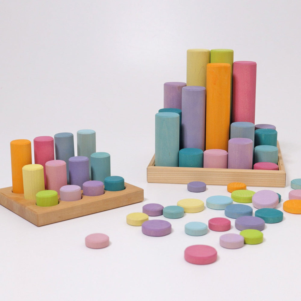 GRIMMS munten regenboog pastel 3 jr+ 4048565103114