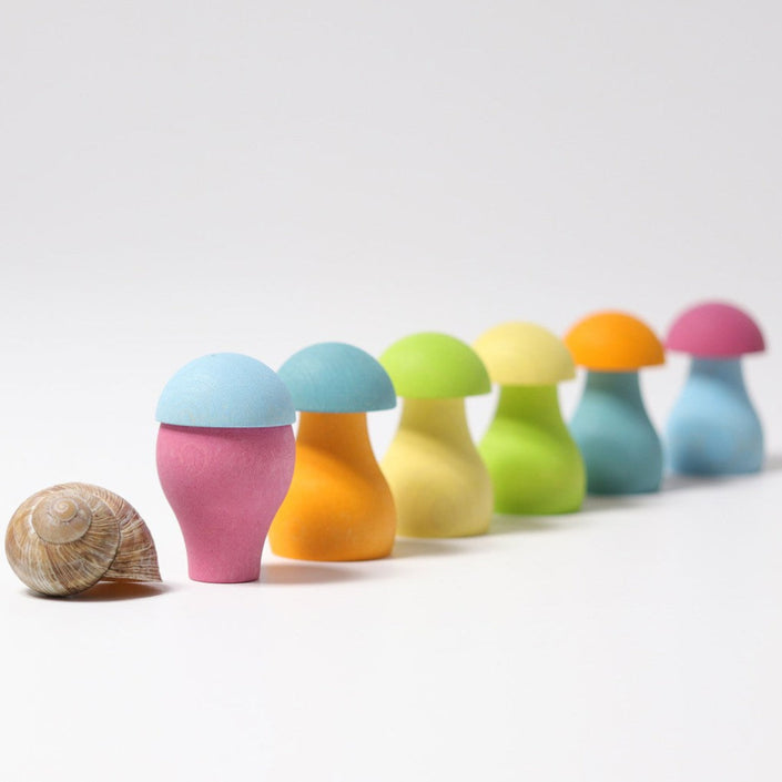 GRIMMS paddenstoelen regenboog pastel 1 jr+10586d