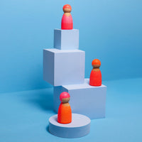 GRIMMS regenboogvrienden neon roze  15060 b