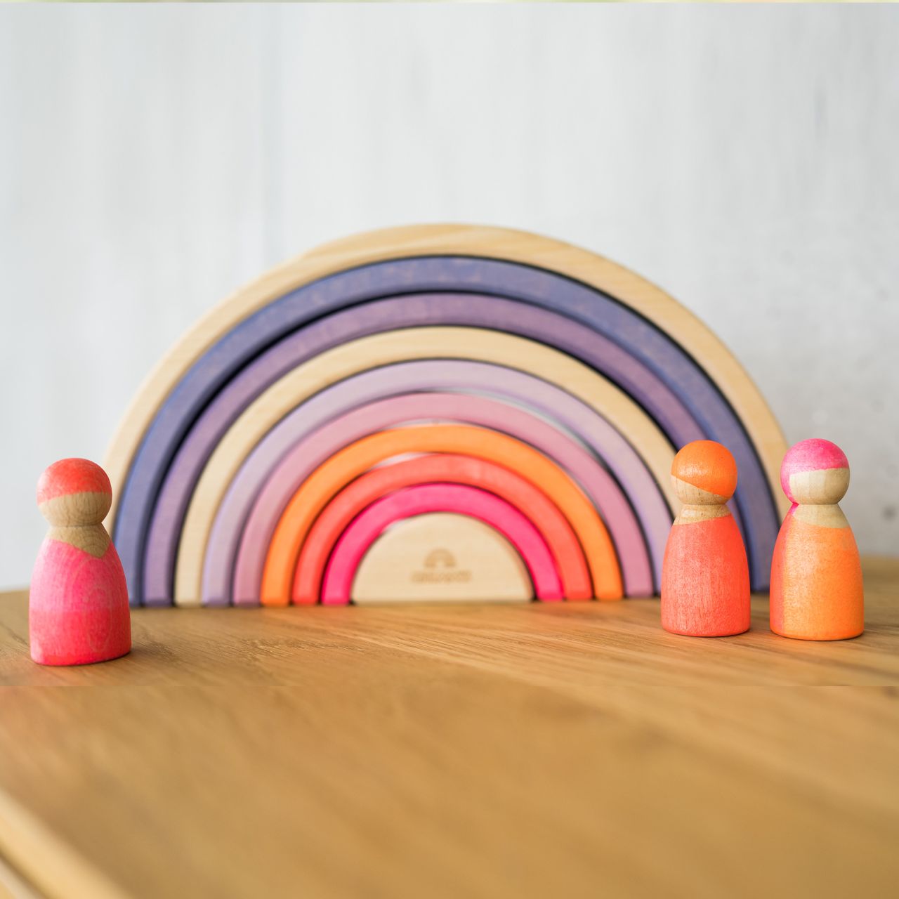 GRIMMS regenboogvrienden neon roze  15060 e