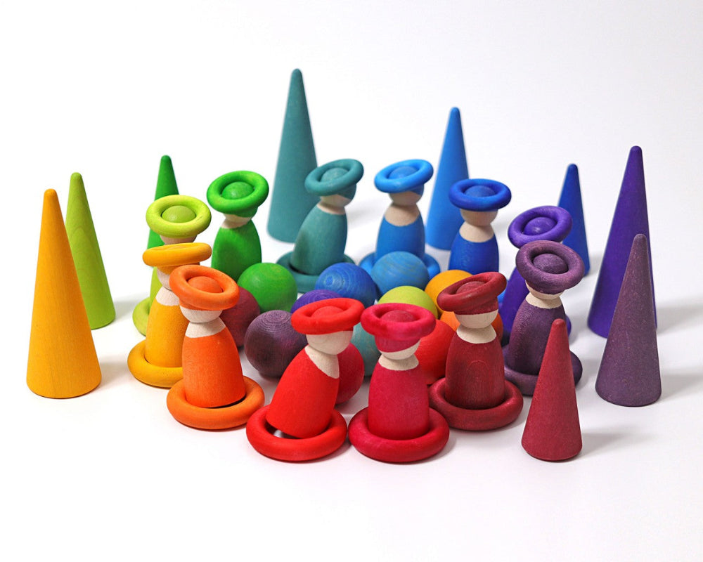 GRIMMS ballen regenboog classic small 3 jr+