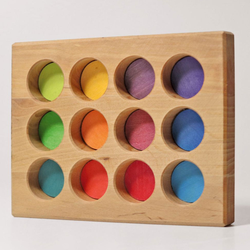 GRIMMS sorteerbord regenboog classic 1 jr+