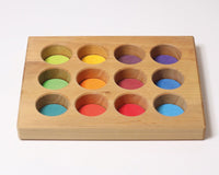 GRIMMS sorteerbord regenboog classic 1 jr+10576c