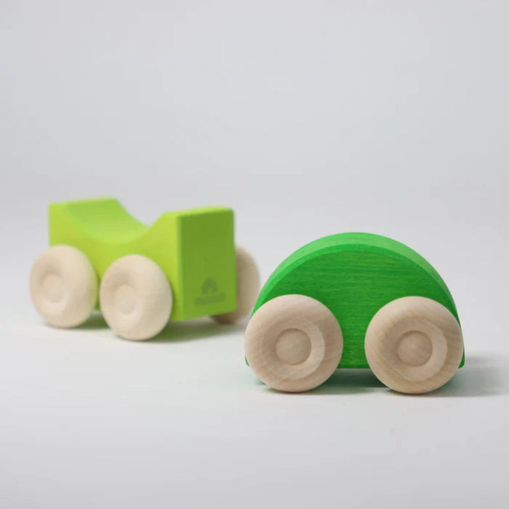 GRIMMS stapel auto's groen 0 mnd+09336c