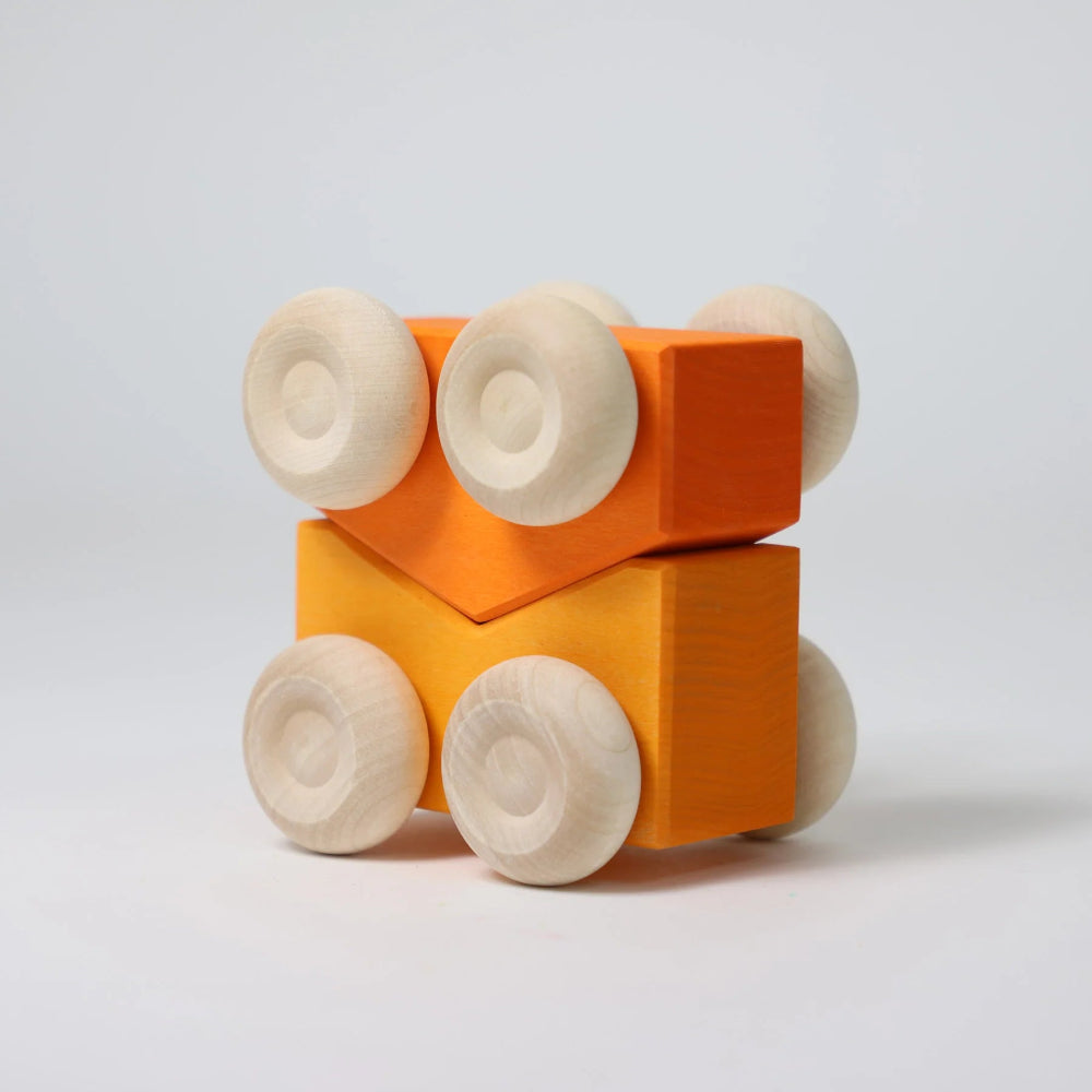 GRIMMS stapel auto's oranje 0 mnd+09331