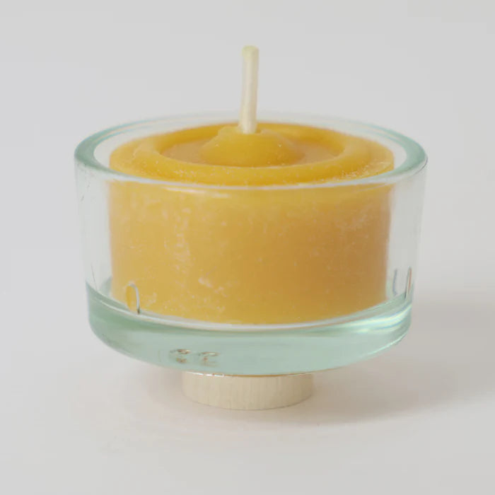 GRIMMS waxinelichtje 100% bijenwas geel 4048565061001 d