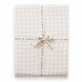 Garbo and Friends hoeslaken gingham blue 90x200