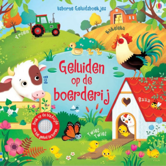 Geluiden op de boerderij - geluidenboek 3 jr+UA47800