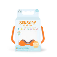 Glo Pals sensory play jar oranje 18 mnd+