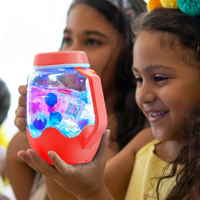 Glo Pals sensory play jar rood 18 mnd+ 850016823649