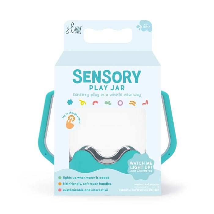 Glo Pals sensory play jar blauw 18 mnd+