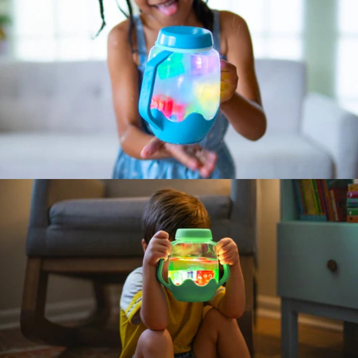 Glo Pals sensory play jar blauw 18 mnd+ kopen
