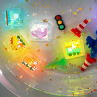 Glo Pals cubes Auto 6 stks 3 jr+GP6PKAUTOd