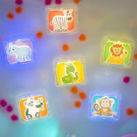 Glo Pals cubes Zoo 6 stks 3 jr+GP6PKZOOc