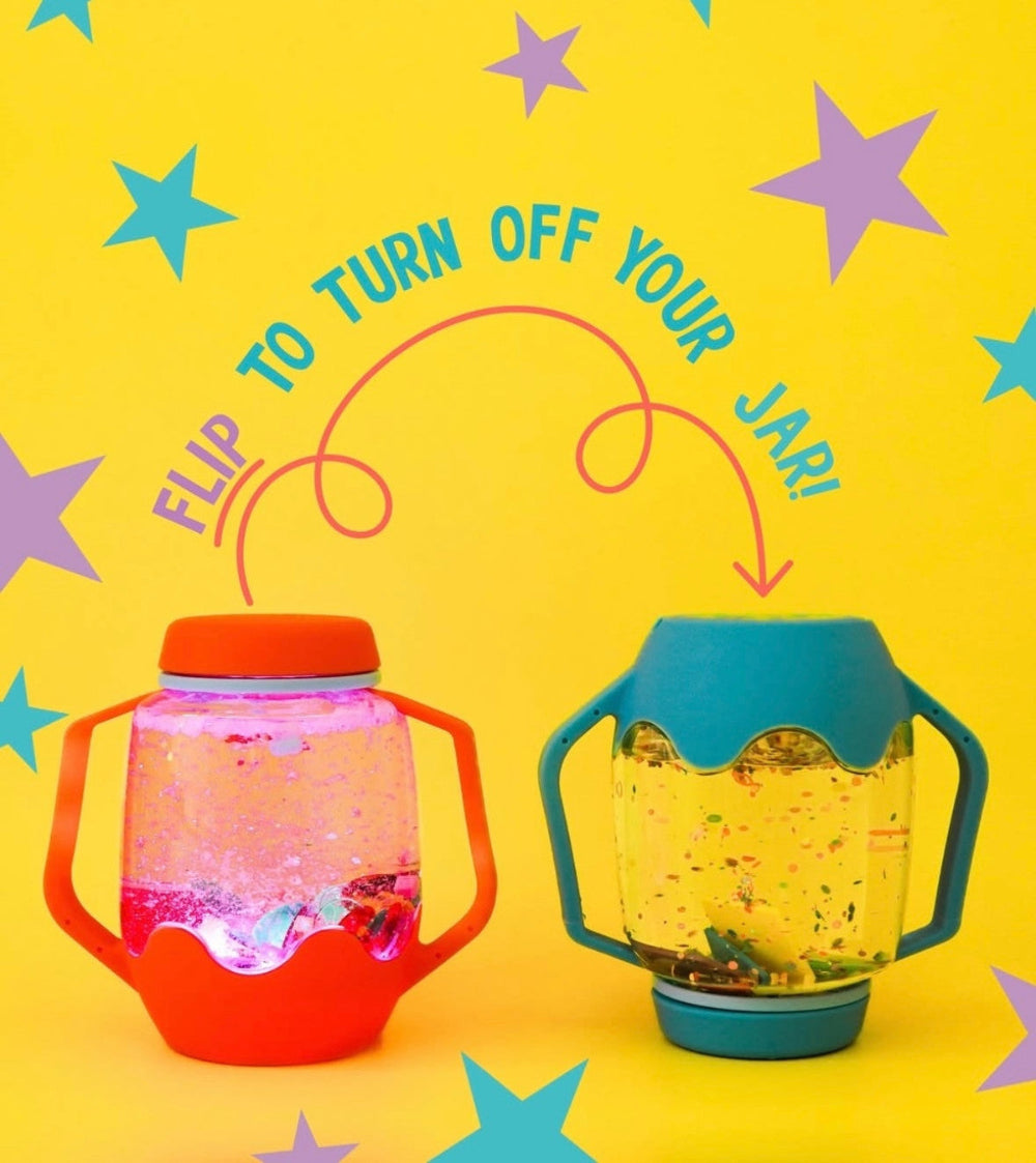Glo Pals sensory jar DIY set abc 3 jr+ GPJARSETBLUE