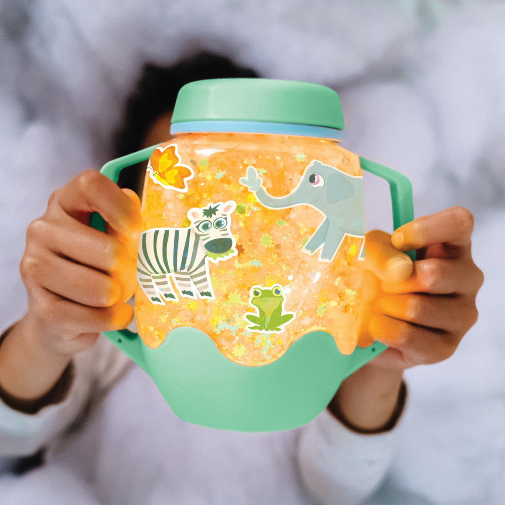 Glo Pals sensory jar DIY set zoo 3 jr+GPJARSETGREENc
