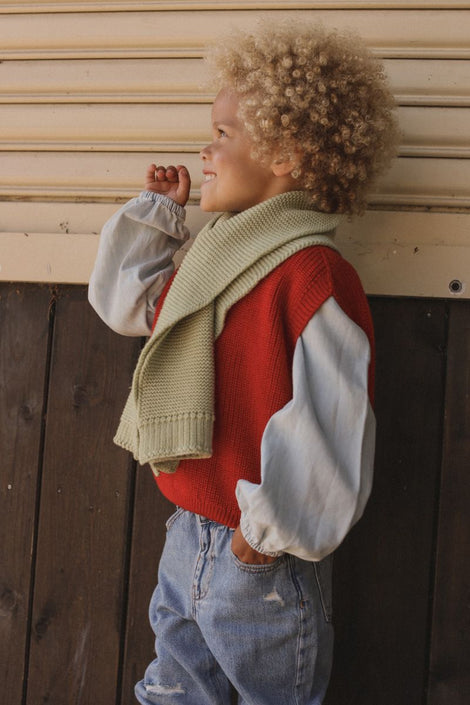 HVID sjaal Ivo mint 1-6 jr