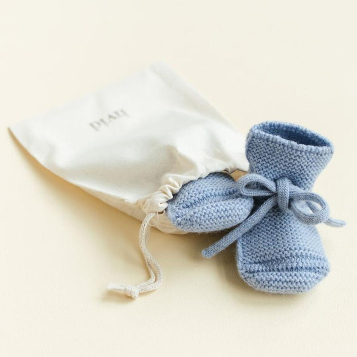 HVID slofjes light blue 9-15 mnd