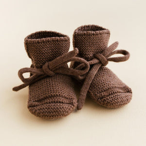 HVID slofjes mocha 9-15 mnd