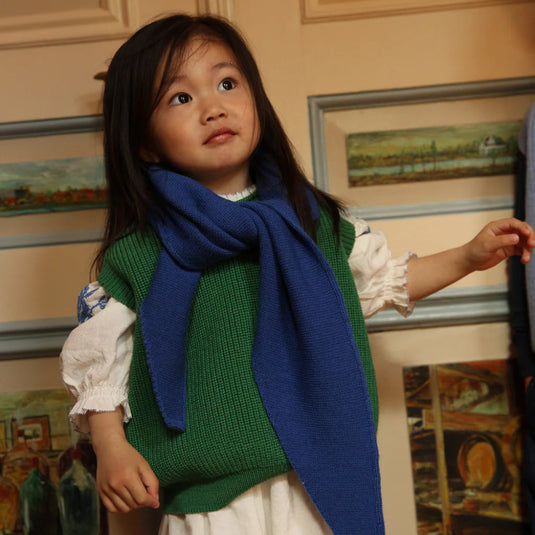 HVID triangle sjaal Josephina cobalt blue 6mnd - 6jr 5404027808697 a