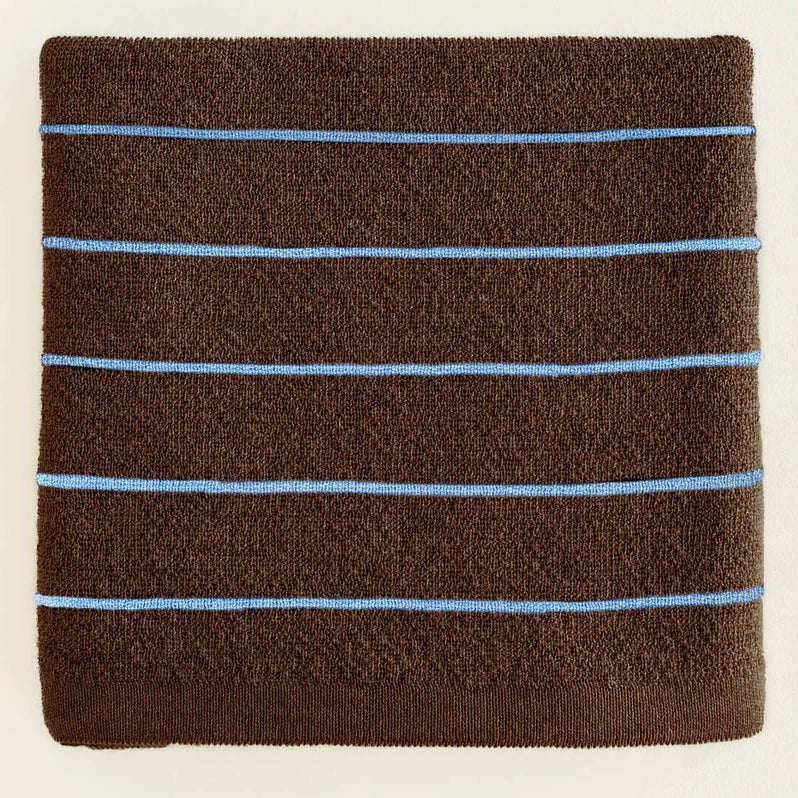 HVID deken Harry dark brown light blue 5404027809489