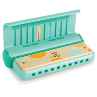 Hape leer met licht mondharmonica 3 jr+E0623b