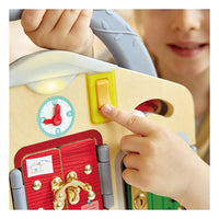Hape activiteitenbord sluiten met licht 3 jr+