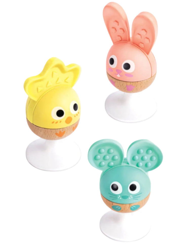 Hape bijtspeeltjes met rammelaar met zuignap 0 mnd+ kopen