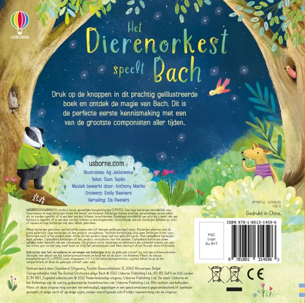 Het dierenorkest speelt Bach - geluidenboek 10 mnd+ kopen