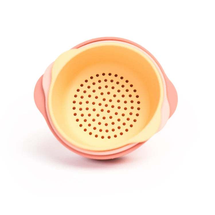 Inspire my play nesting bowl set coral yellow 6 mnd+ kopen