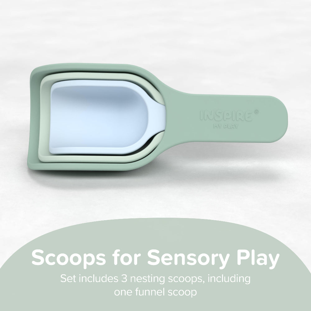 Inspire my play nesting scoop set green blue 10 mnd+ kopen