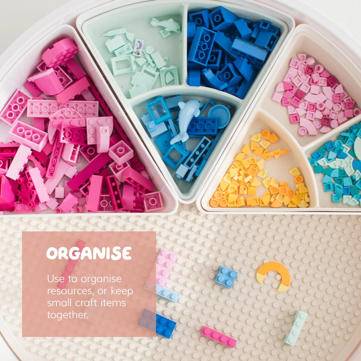 Inspire my play play TRAY storage inserts stone 6 mnd+